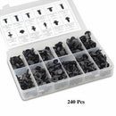 240pcs Car Body Retainer Push Type Pin Rivet Trim Clip Panel Moulding Asso IZF