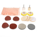 39Pcs Deep Scratch Remover Auto Car Glass Polishing Kit 8 Oz Cerium Oxide Powder