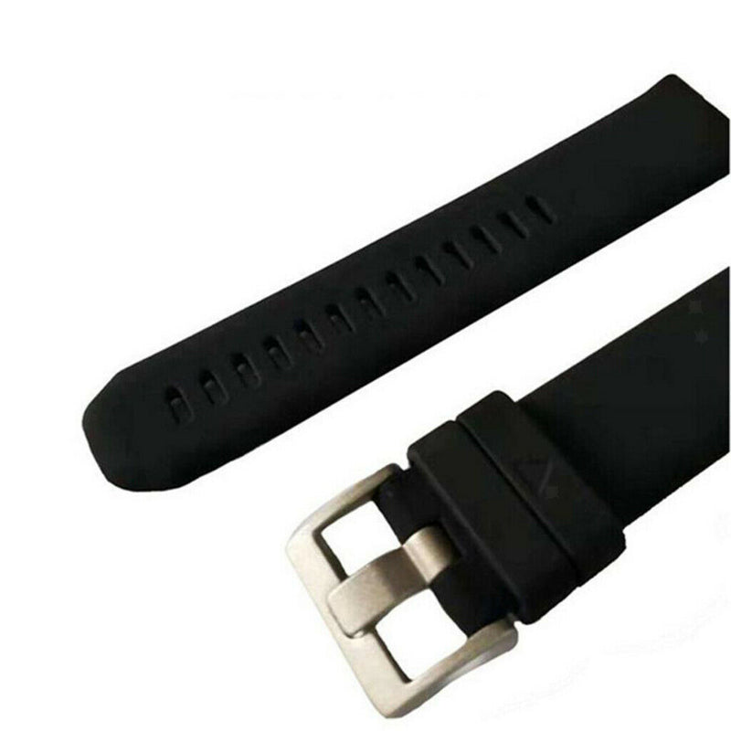 2 Pieces Universal 20mm Width Sweatproof Silicone Watch Band Replacement,