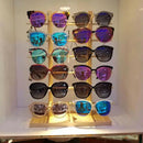 Wood Sunglass Glass Rack Frame Display Stand Holder Organizer