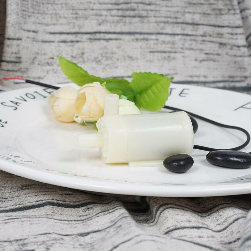 Micro Submersible Water Pump Fish Tank Fountain Aquarium White DC 3V 5V_6V