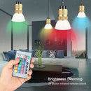 E27 RGB LED Light Bulb Remote Control 16 Colors Changing -Engery Saving