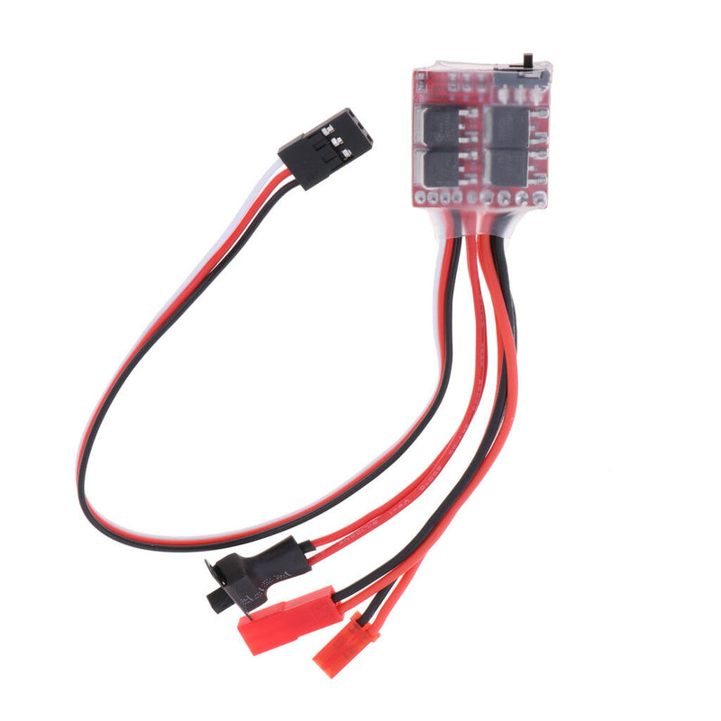 20A Brush ESC Speed Control for 1/16 1/18 1/20 RC Pickup Semi-monster Truck
