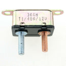 Pair 12V SAE Reset Circuit Breaker w/ Rubber Cover Overload Protection 40A