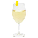 6PCS Silicone Wine Glass Marker pineapple Design Drink Charms Label M â„–#
