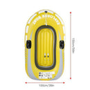 Inflatable Kayaking Canoe Rowing Fishing Beach Pool Single Kayak