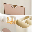 Desktop Cosmetic Storage Box Drawer Makeup Jewelry Organizer Case Pink A