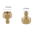 8x Durable Pressure Washer Adapter Male M22 X 1.5mm + Male M14 x1.5mm Brass