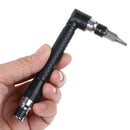 Dual Head L-shaped Mini Socket Wrench 6.35mm Screwdriver Bits Key Utility ToolME