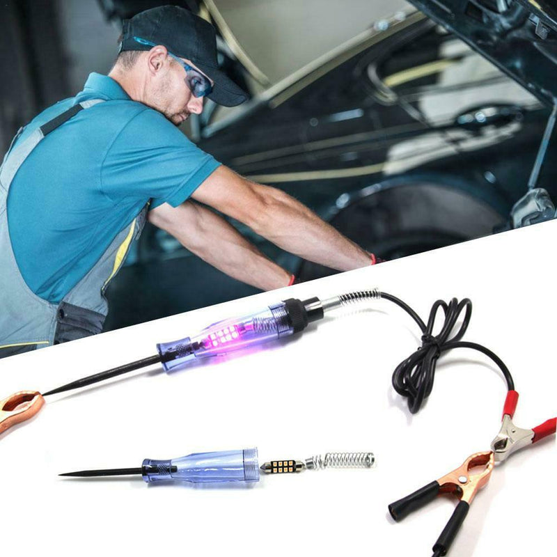 Digital Display Car Vehicle DC Voltage Test Pen Green Auto Circuit Gauge Tester