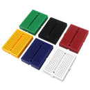 5 Pcs SYB-170 Mini Solderless Breadboard Prototype Board Plates 170 Tie-point FT