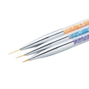 Professional Nail Art Liner Brush UV Gel Painting Acrylic Nail Brushes Stri F2P2
