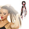 Retro Print Ribbon Hair Rope Women Ponytail Elastic Rubber Band (Style 3)