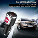 BC33 Bluetooth FM Transmitter Hands-free MP3 Player QC3.0 USB Car Charger