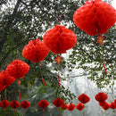 6pcs new year 2020 paper lantern chinese festival red lantern pendant Decor  Gw