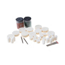 36Pcs Polishing Pad Soft Felt Buffing Burr Polishing Wheels Kits Rotary Tools3C