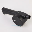 Hand Crank BBQ Fan Air Blower Powered Fire Bellows Outdoor Camping Cooking Tool