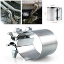 1Pcs Car Modification Stainless Steel 2.5 inch 63mm Exhaust Pipe Clamp FWZ
