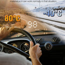 Car Head Up Display  II HUD Projector Speedometer MPH KM/h Speed Warning Z