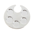Mini Manicure Palette Nail Art Finger Ring Palette Mixing Stainless Steel