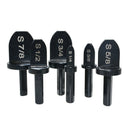 6Pcs Swaging Tool Drill Bit Set 1/4" 3/8" 1/2" 5/8" 3/4" 7/8" Tube Expander Kit