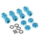Wheel 17mm Hex Hub 30mm Extension Adapter Combiner for 1/8 HSP RC Car Blue