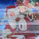 Santa Claus Deer 5D Diamond Painting Cross Stitch Kit for Christmas Home De