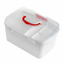2Layers Health Pill Medicine Chest First Aid Kit Case Box Container Storage J8M2