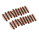 20pcs Carp Spring Inline Fishing Feeder Coarse Bait Fishing Tackle Cage