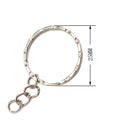 20 Pcs Bulk Split Metal Key Rings Keyring Chain Blanks With Link Chains For DIY