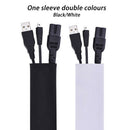 150*13.5 Cm Thread Gluing Cable Sleeve Durable For TV Management Adjustable