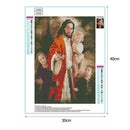 5D DIY Full Drill Diamond Painting Father Children Cross Stitch Embroidery