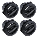 70mm ABS Car RV ATV A/C Vent Air Outlet Rotating Interior Round Ceiling Parts x4