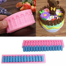 Silicone DIY Fence mold Cake Baking Tools chocolate fondant mold decorating ME