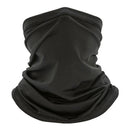 Cycling Pure Face Cover Riding Sunscreen Scarf Outdoor Bandana (Black)
