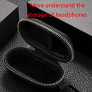 Portable Leather Storage Bag Carrying Case for Huawei Freebuds/Honor Flypods Kit