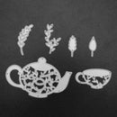 Metal Cutting Die Stencil for DIY Scrapbook Photo Album Tea Set (MS-643) A