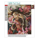 5D DIY Full Drill Diamond Painting Charming Women Cross Stitch Embroidery