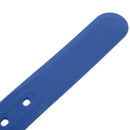Men's Women's Silicone Belt Rubber Plastic Buckle Plain Leather Style Adjus K7L8