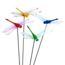 20 Pieces Garden Butterflies Stakes And 4 Pieces Dragonflies Stakes Garden