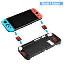 Black Protective TPU Case For Switch Grip Cover Shockproof Absorption ME