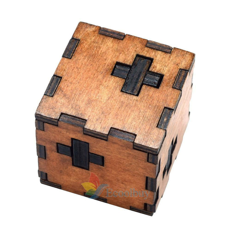 Kids Toys Wooden Gadget Intelligence Puzzle toys Adults Kong Ming Lock IQ test #