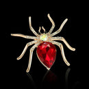 Fashion Alloy Spider Crystal Brooch for Women's Dresses or Womens Clothing H3N3