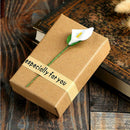 Retro Kraft Paper Jewelry Box Ring Necklace Earrings Jewelry  Box Elegant  Favor