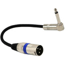 6.35mm TRS Male Plug to XLR Male Microphone Mono Audio Converter Adapter Cable