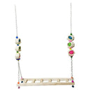 2pcs Chicken Ladder Swing Wooden Perch Funny for Chicken Large Birds Parrots