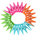 24Pcs Laundry Clothes Pins Hanging Pegs Clips Plastic Hanger Racks ClothespOZ