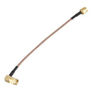 6" SMA Male to SMA Right Angle Male Plug Jumper Pigtail Cable RG316 H6Y9