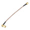 6" SMA Male to SMA Right Angle Male Plug Jumper Pigtail Cable RG316 H6Y9