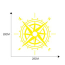 20x20cm 30x30cm 50x50cm NSWE Compass Vinyl Car Stickers Decals Styling Graphics